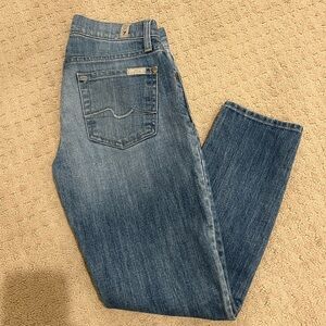 7 for all mankind crop jeans